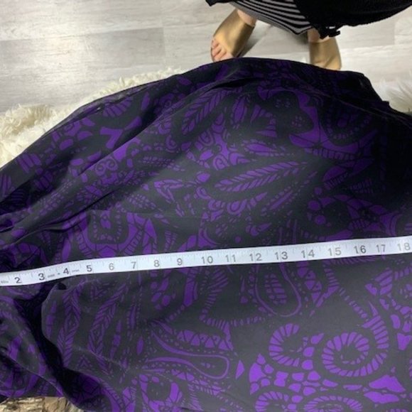 2 for $5-Size XS Black and Purple One Shoulder Dress - Picture 5 of 5